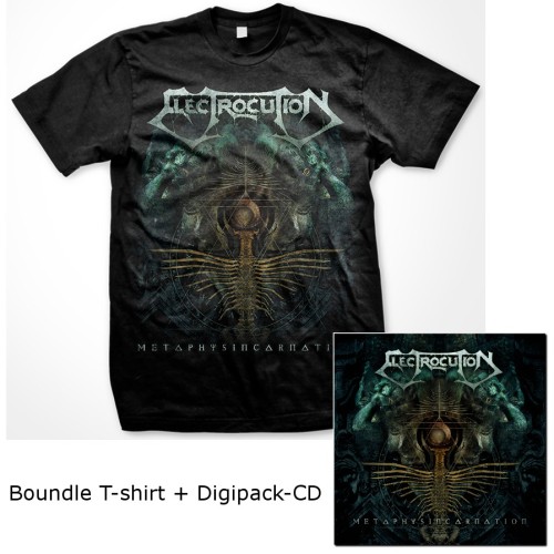 ELECTROCUTION "Metaphysincarnation" COMBO T-Shirt + Digipack-CD