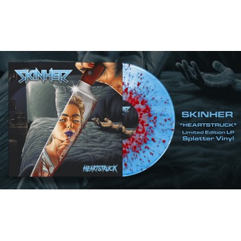 SKINHER "Heartstruck" Splatter LP 2